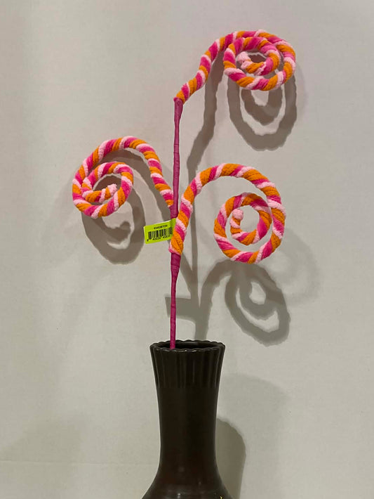 63424 BTOR - 28" Gingham Curly Spray