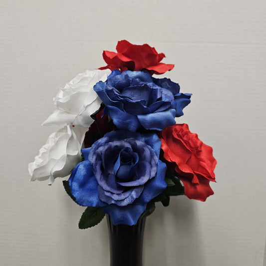 Rose Bush - 64312 - R/W/B