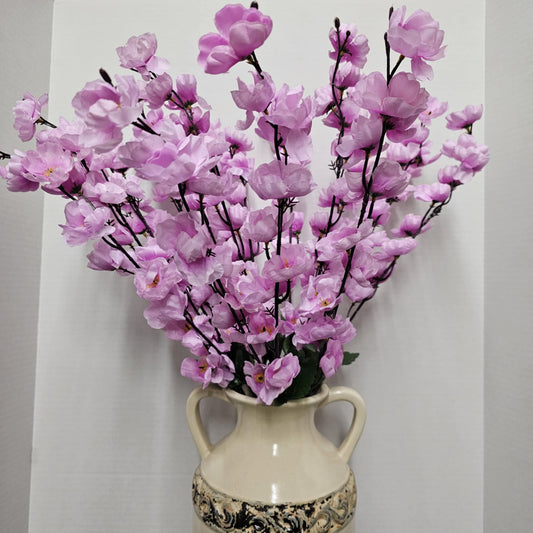 84890-LILAC - 25" Blossom Bush