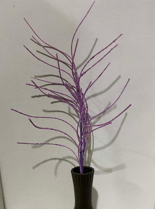 63745PU - 30" Glitter Twig Spray