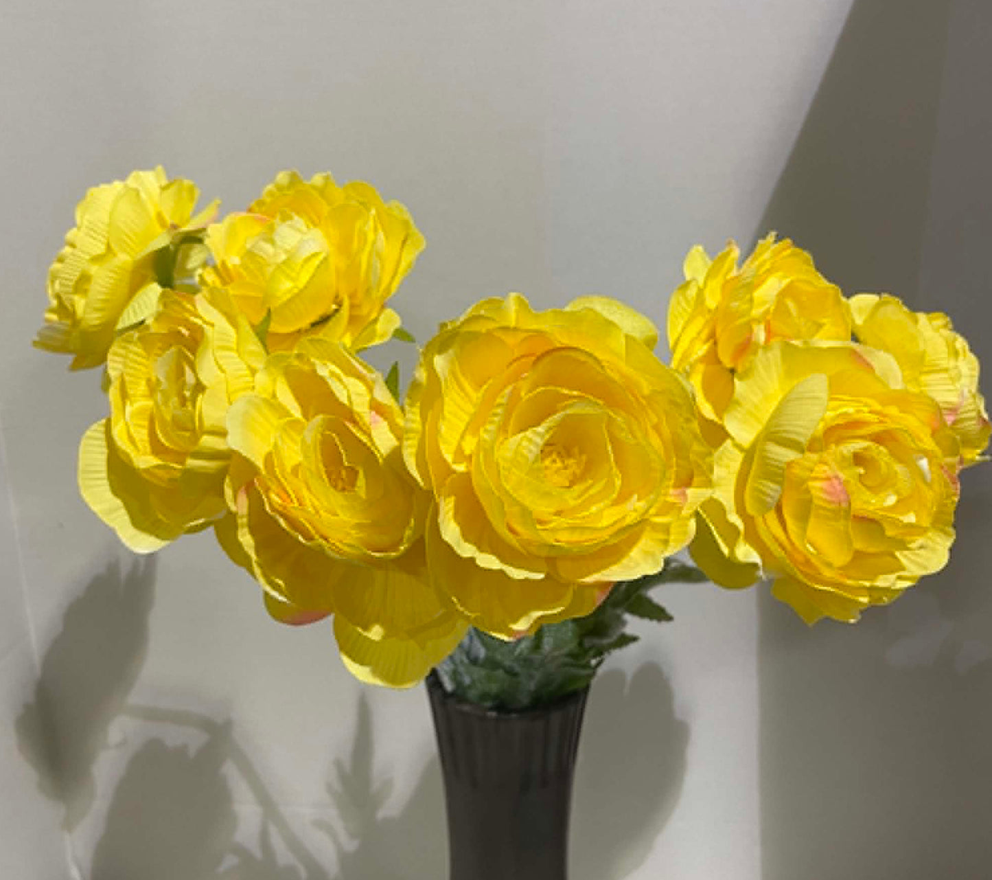 SE6048-YEL - 18" Ranunculus Bush