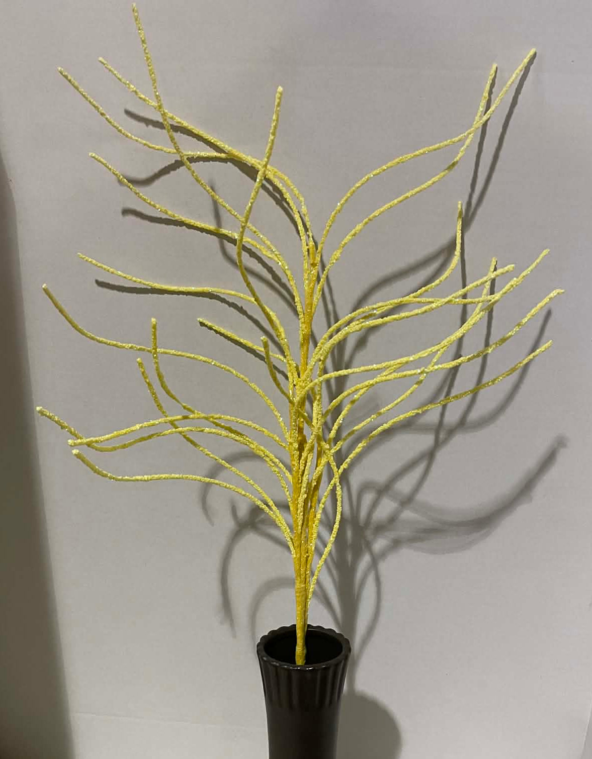 63745YW - 30" Glitter Twig Spray