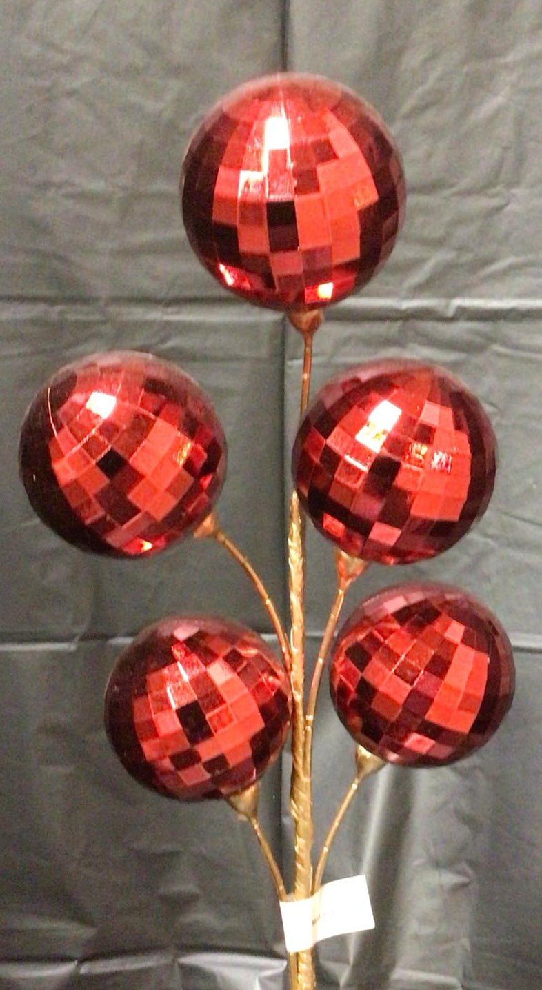 131907RD - 24" Ball Spray - Red